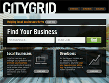 Tablet Screenshot of citygrid.com